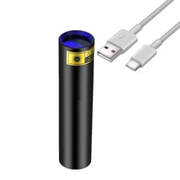 3W Mini USB Rechargeable 365/395nm Blacklight UV Flashlight Ultraviolet Torch Cat Dog Urine Scorpion Tinea Money Detector Lamp