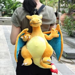 11 Styles Pokemon Plush Backpack Mimikyu Eevee Gengar Charizard Gyarados Psyduck Backpack Gifts for Children Adults