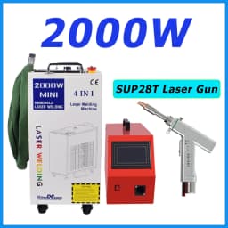 2000W BWT 4-in-1 Fiber Laser Welding Welding Cleaning Cutting Soldering Machine Handheld Laser Welder for Metal 1500W EU Stock