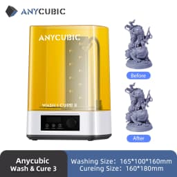 ANYCUBIC Wash&Cure 3/Wash&Cure 3 Plus for 3D Printer Washing and Curing Model 2-in-1 for Photon Mono 2/Mono M7 Pro