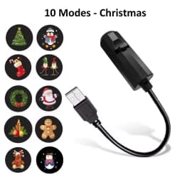 Car Starry Sky Projector Lamp USB Powered Night Light With Galaxy Christmas Film Flexible Neck Auto Ceiling Romantic Lighting