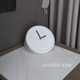 8 Inch Corner Wall Clocks Minimalist Wall Art Clock Bedroom Mechanism Silent Watches Living Room Luxury Desktop Watch Home Decor