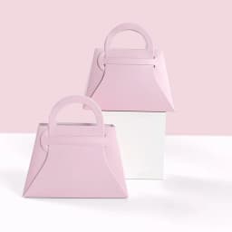 10Pcs Pink Handbag Candy Box Creative Mini Wedding Festival Favor Gift Box Fold Packaging Bag Engagement Birthday Party Supplies