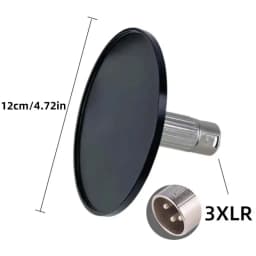 Black Suction Cup Adapter Telescopic Linear Actuator Suction Cup M6 M8 M10 3XLR Connector Reciprocating Device Attachments Parts