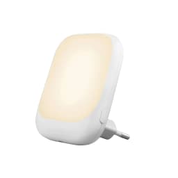 LED Nightlight 3 Brightness Adjustable With Dusk To Dawn Motion Sensor Dimmable Plug In Night Light For Bedroom Bathroom Kitchen