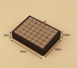 Jewelry Storage Box Gem Box V Groove Diamond Ring Face Bare Stone Color Treasure Bare Diamond Box Counter Sample Display Props