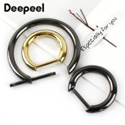 5Pcs Deepeel 20/30mm Metal D Ring Buckles Removable Screw Bag Chain Hang Clasp DIY Luggage Hardware Decoration Accessories F1-21