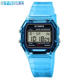 SYNOKE Student Digital Watch Unisex Sport Watch Multifunction Sports Waterproof Luminous LED Classic Watch For Men And Lady