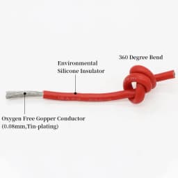 1M/5M Heat-resistant Cable 30 28 26 24 22 20 18 16 15 14 13 12 10 AWG Ultra Soft Silicone Wire High Temperature Flexible Copper