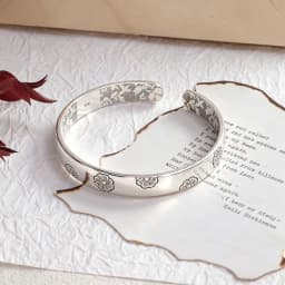 New 925 Sterling Silver Metallic Belt Vintage Punk Bracelet Bangle For Woman Girl Fashion Jewelry Gift Dropship Wholesale