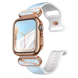 Case For Apple Watch 7/6/5/4/SE3/SE2/SE (40/41mm) I-BLASON Cosmo Luxe Series Stylish Protective Case with Adjustable Soft Strap