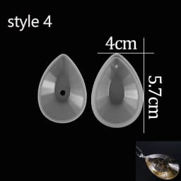9 Style With Hole Pendant Crystal Silicone Mould DIY Epoxy Resin Necklace Pendant Mold For Craft Jewelry Making Findings Supplie