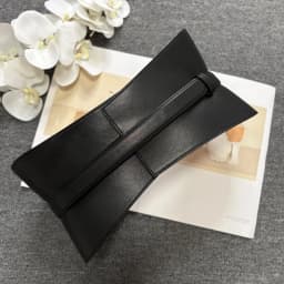Minimalist Style Leather Belt with Hook & Loop Fastening, Wide Genuine Leather Women's Belt, Black Texture Wide Waistband