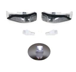 For Toyota AURIS C-HR COROLLA VERSO Rearview Mirror Turn Signal Light LED Indicator Blinker Repeater With Bulb 81741-02040