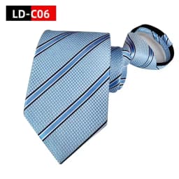 Hot Sell Style 8CM Zipper Tie Men Bridegroom Wedding Necktie Lazy Pre-tied Ties Striped Zipper Necktie For Men Women Wholesale