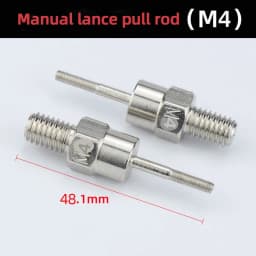 HIFESON Hand Rivet Nut Gun Part Manual Threaded Rivet Head Replacement Screws Pull Rod For BT-606 605 607 M3 M4 M5 M6 M8 M10 M12