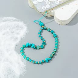 Fashion Acrylic Mobile Phone Chain Five-Pointed Star Pendant Beaded Telephone Lanyard Cellphone Hanging Rope For Women Jewelry