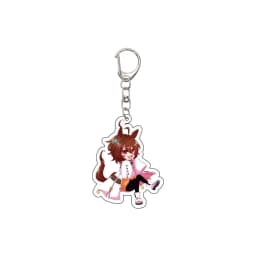 55MM Anime Pretty Derby Keychain Oguri Cap Special Week Silence Suzuka Tokai Teio Key Chain Acrylic Model Plate Christmas Gifts
