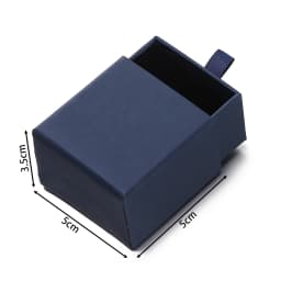 Creative Drawer Jewelry Packaging Box Necklace Ring Earing Bracelet Storage Organizer Display Stand Solid Color Paper Gift Boxes