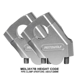 Universal Motorcycle 22mm 28mm Handlebar Riser Motocross Heightening Clamp Mount For BMW Fits For Honda For Suzuki For Kawasaki