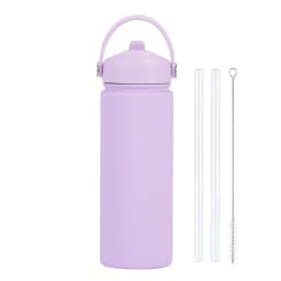 Insulated Water Bottle 500ml Custom Text/Logo - 304 Steel, 24H Cold, Office & Gym Essentials