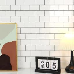 5/10 Sheets Waterproof Peel and Stick Backsplash Wall Tile for Kitchen Bathroom Easy To Clean  Room Decor Wall Decor