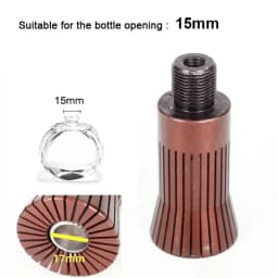 ZONESUN Capping Head for New Perfume Cap Crimping Machine Capper, Metal Cap Press Machine Capping Machine