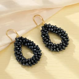 INKDEW Small Earrings National Flag Colors Water Drop Earrings for Women Handmade Beads Crystal Earrings Gift Jewelry EA124