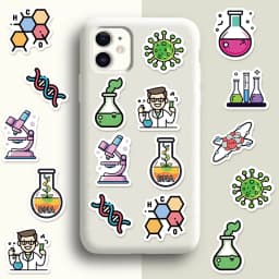 500PCS Chemical Material Roll Stickers Small Patterns Exquisite Stickers DIY Luggage Notebook Envelope Label Stickers