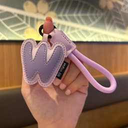 Mixed Color Pu Leather Letter Key Chains A-Z Initial Alphabet Pendant Wristband Key Ring Bag Tag Ornaments Christmas Party Gifts