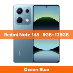 Xiaomi Redmi Note 14S Smartphone Global Version 120Hz 6.67" AMOLED Display MTK Helio G99 CPU 200MP Camera 67W Hyper Charge 5000m