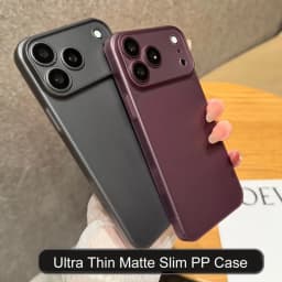 Luxury Ultra Thin 0.3MM PP Case for iPhone 18 17 Air 16 15 14 Plus 13 12 11 Pro Max Hard Clear Translucent Lens Protection Cover
