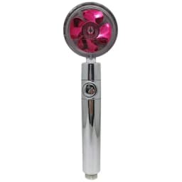 Turbo Propeller Water Saving Shower Head and Holder High Preassure Showerhead Rainfall with Fan Bathroom Accessories