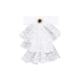 Accessory Set Vintage Style Victorian Lace Jabot Detachable Ruffled Collar Cuffs Set Costume Accessory Vintage Themed Events