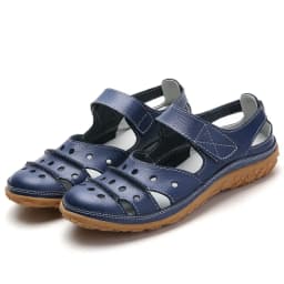 Women Sandals New Spring Summer Flat Hollow Out Ladies Shoes Buckle Solid Color Women's Sandals Beach Shoes Tailor-made Suits