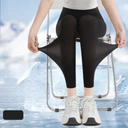 Women's Legging Outer Wear Silky Sunscreen Thin Summer Cool Feeling High Waist Yoga Pants Elastic Skinny Trousers legging femme