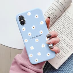 Flowers Funda For Phone Case iPhone X XS MAX XR Capa Soft Silicone Cute Cat Bear Back Cover For iPhone XR Bumper Women Anti-Fall
