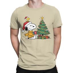 Casual Peanuts Snoopy Dancing T Shirt For Men Women Round Neck Short Sleeve Top Tee Cotton Summer Tops