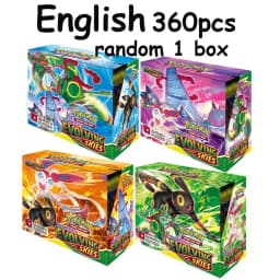 NEW 360PCS Card White Flare Black Bolt Prismatic SPARKS Scarlet Violet 151 English Booster Battle Transaction Gift