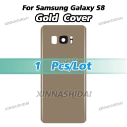 New Glass Housing for Samsung Galaxy S8 Back Battery Cover Rear Door Case Panel Replacement Part