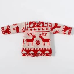 New Handmade 30cm Bjd Doll Christmas Sweater Clothes With Elk Pattern 1/6 Bjd Doll Casual Pants For 12 Inch, 1/6 Yosd Bjd Doll