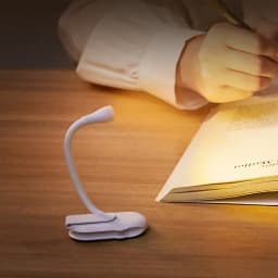 Mini LED Nightlight Clip Light Rechargeable Stepless Dimming 3-Color Temperature Hose Table Lamp for Reading-Ideal Holiday Gift