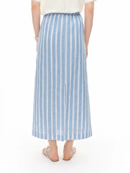 DUSHU 2026 Summer Women's High Waist A-Line Skirt with Elasticized Waist and Relaxed Fit for Daily and Summer Wear
