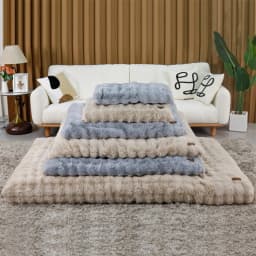 Ultra Plush Dog Bed Soft Pet Cushion Large Dog Crate Puppy Mattress Washable Mat