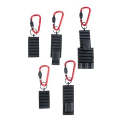 Portable Rubber Screwdriver Bit Holder With Carabiner Keychain Bits Holder Multi Cross Driver Bit Organizer Sleeve Holder