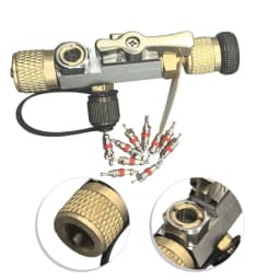 5/16 Inch Magnetic Valve Core Removal Tool With Sight Glass And 10*Valve Core Compatible With R32 And R410A Cooling Systems