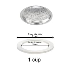 Coffee Silicone Ring Italian Moka Pot Flexible Washer Gasket Ring Coffeeware Replace For Cups Moka Pot Espresso Coffee Makers