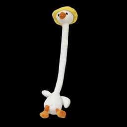 Funny Design Long Neck Animal Pendant White Color 40CM White Goose Bag Pendant Creative Gift Cute Style Cartoon Pendant