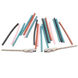 20pcs Mixed Rubber Points Polisher Pillar Wheels with 2pcs Mandrel Jewelry Polishing Grinding Tool