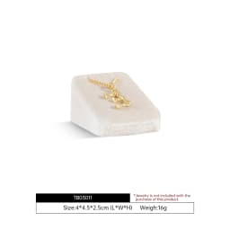 Yinbeini Velvet Pendant Necklace Display Stand Earring Stud Jewelry Display Prop Holder for Retail Showcase TB030